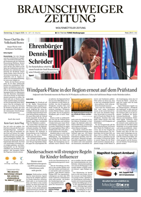 Cover of Braunschweiger Zeitung (Braunschweig)