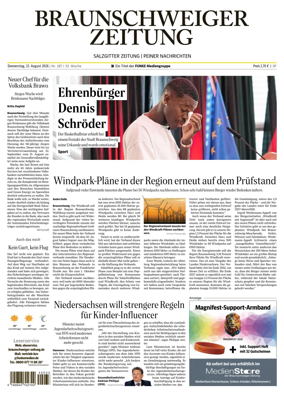Cover of Braunschweiger Zeitung (Peine)