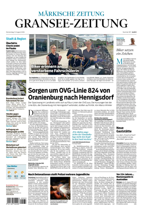Cover of Gransee-Zeitung