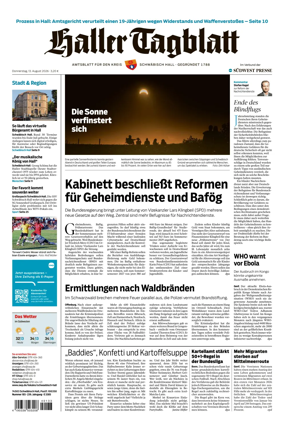 Cover of Haller Tagblatt