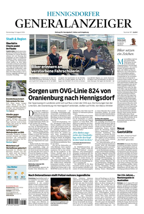 Cover of Hennigsdorfer Generalanzeiger