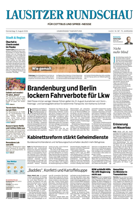 Cover of Lausitzer Rundschau
