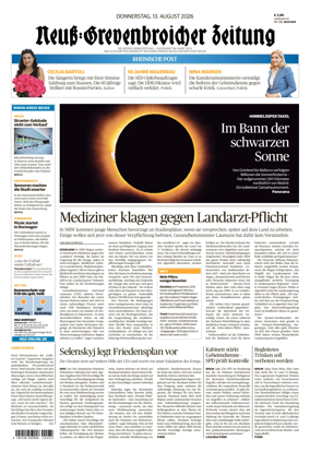 Cover of Neuss-Grevenbroicher Zeitung Neuss