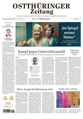 Cover of Ostthuringer Zeitung (Posneck)