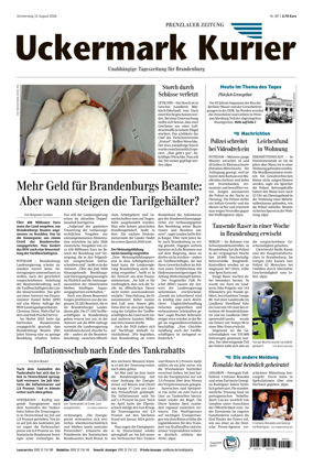 Cover of Prenzlauer Zeitung