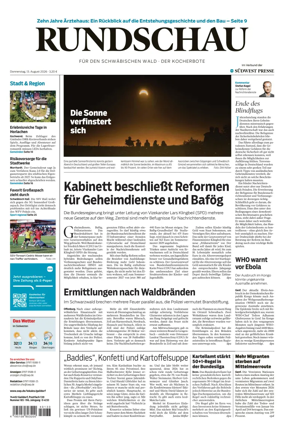 Cover of Rundschau fur den Schwabischen Wald – Der Kocherbote