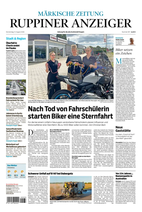 Cover of Ruppiner Anzeiger