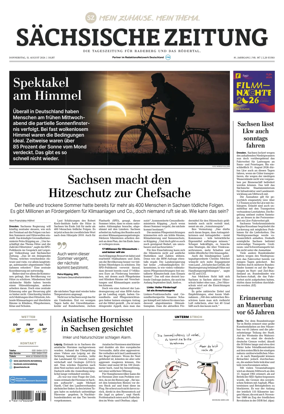Cover of Sachsische Zeitung (Rodertal)