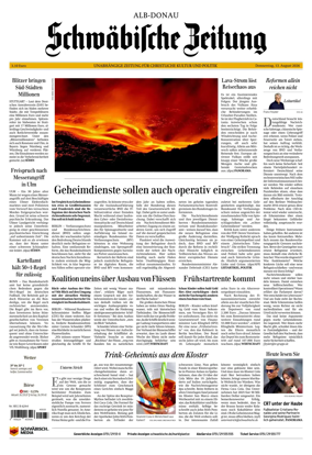 Cover of Schwabische Zeitung (Alb-Donau)