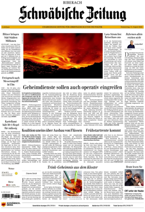 Cover of Schwabische Zeitung (Biberach)