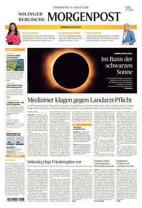 Cover of Solinger Bergische Morgenpost/Remscheid