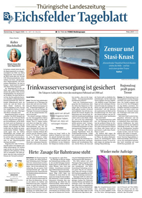Cover of Thuringische Landeszeitung (Eichsfeld)
