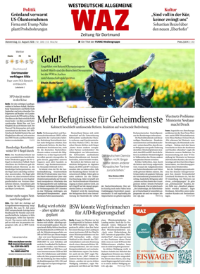 Cover of Westdeutsche Allgemeine Zeitung (Dortmund-Sud II)