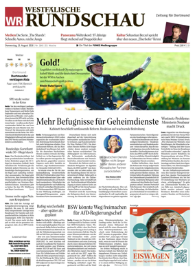 Cover of Westfalische Rundschau (Dortmund-Sud II)