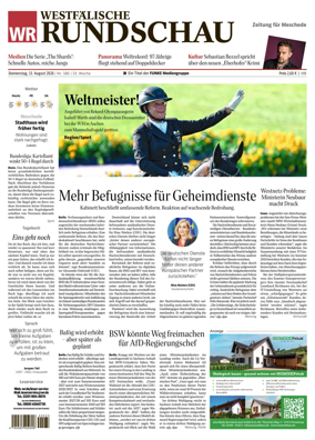 Cover of Westfalische Rundschau (Meschede)