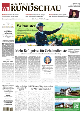 Cover of Westfalische Rundschau (Siegen)