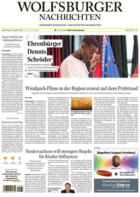 Cover of Wolfsburger Nachrichten (Wolfsburg-Gifhorn)