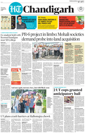Cover of Hindustan Times (Chandigarh) - Live
