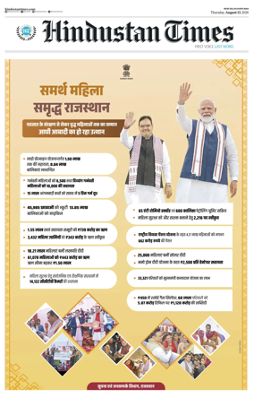 Cover of Hindustan Times Haryana