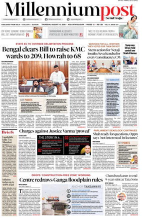 Cover of Millennium Post (Kolkata)
