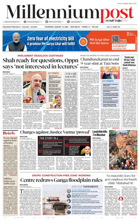 Cover of Millennium Post