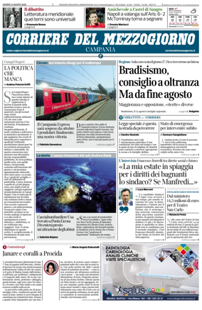 Cover of Corriere del Mezzogiorno (Campania)