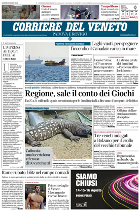 Cover of Corriere del Veneto (Padova e Rovigo)