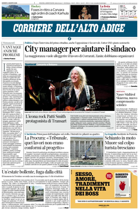 Cover of Corriere dell'Alto Adige