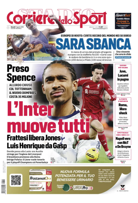 Cover of Corriere dello Sport