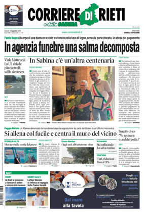 Cover of Corriere di Rieti