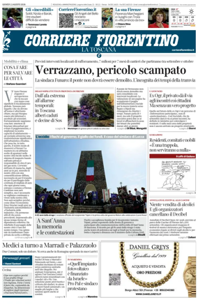 Cover of Corriere Fiorentino
