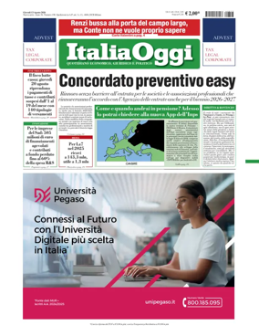 Cover of ItaliaOggi