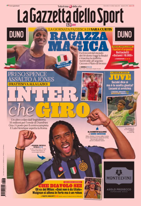 Cover of La Gazzetta dello Sport - Napoli