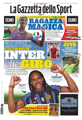 Cover of La Gazzetta dello Sport - Roma