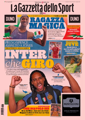 Cover of La Gazzetta dello Sport