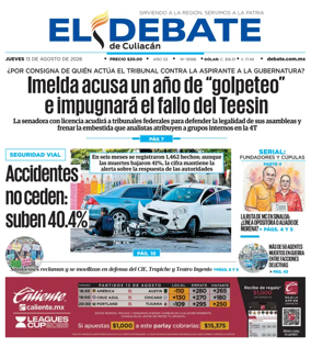 Cover of El Debate de Culiacan