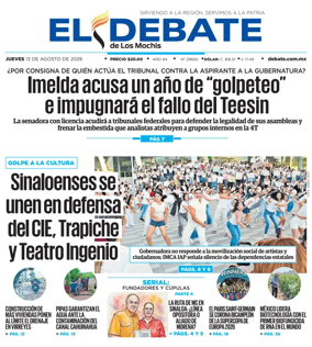 Cover of El Debate de Los Mochis