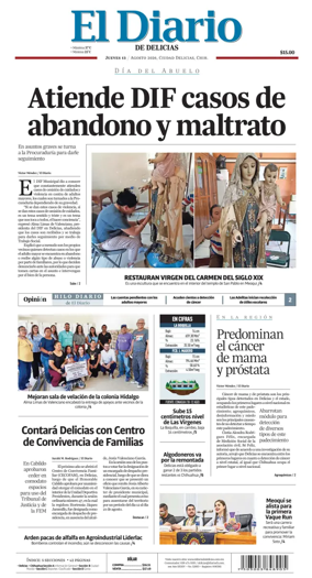 Cover of El Diario de Delicias
