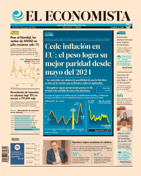 Cover of El Economista (Mexico)