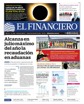 Cover of El Financiero