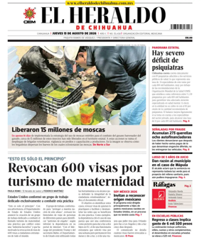 Cover of El Heraldo de Chihuahua
