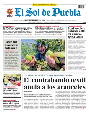 Cover of El Sol de Puebla