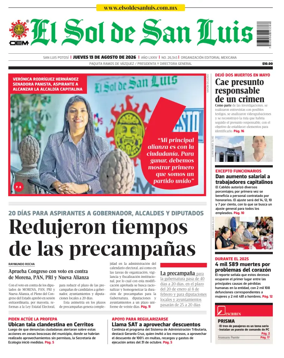 Cover of El Sol de San Luis Potosi