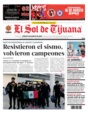Cover of El Sol de Tijuana