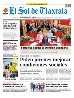 Cover of El Sol de Tlaxcala