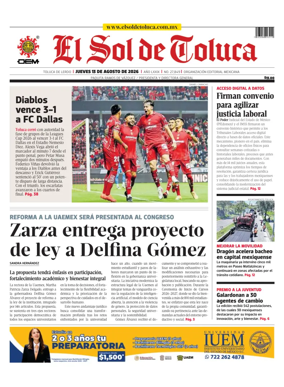 Cover of El Sol de Toluca