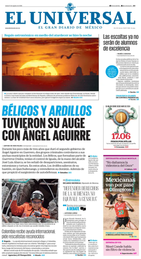 Cover of El Universal