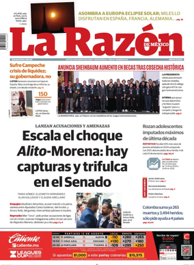 Cover of La Razon de Mexico