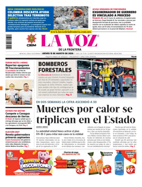 Cover of La Voz de la Frontera