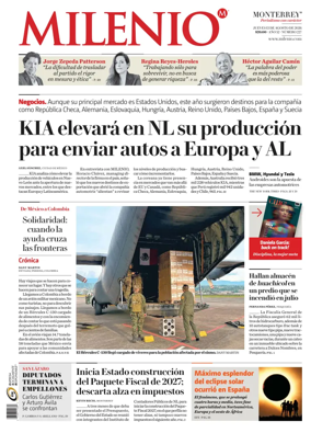 Cover of Milenio Monterrey